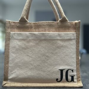 Personalised jute shopper