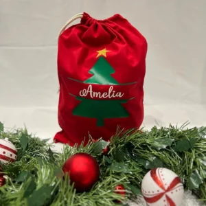 Christmas drawstring sack